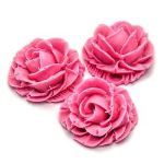Розы сахарные съедобные со вкусом ванили. Цвет розовый сахарные розы розовые
