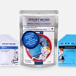 Салфетки от пятен на одежде для белого, 14 шт, Smart Wash
(Стирка + полоскание, используется парой.)