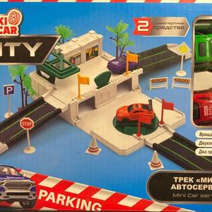 Игровой набор: Трек «Мини-автосервис», линейка «City» с маркировкой Maxi Car. В наборе: 2 машинки, парковка, аксессуары, наклейки (65 деталей).
В наличии очень большое количество наборов. Все новое, в коробках. Этого производителя вы уже не найдете в магазинах! Отличный вариант для подарка на день рождения. 
Идеальный вариант для тех, кто ищет товар для маркетплейсов!