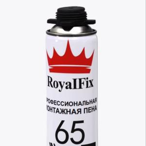 RoyalFix 65 Профессиональная монтажная пена всесезонная
Вид тары: баллон
Вид баллона: под пистолет Сезонность: всесезонная 
Хранение: 18 месяцев
Макс. температура использования: +35℃
Мин. температура использования: -12℃
Объем вещества в баллоне: 850 мл / 800 грамм
Коробка։ 12 шт