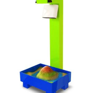Интерактивная песочница умный стол - &#34;Островок&#34; цвета синий - зеленый