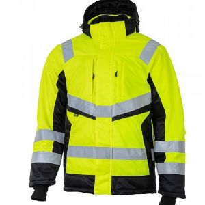 Зимняя рабочая куртка-парка BRODEKS KW 217 – зимняя сигнальная куртка 2 класса видимости. Сшита из прочной мембранной ткани рипстоп.