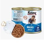 KARMY MAXI Adult Полнорационный консервированный корм для взрослых собак крупных пород с ягненком и гречкой, 850 г.