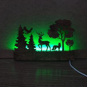 Ночник настенный природа