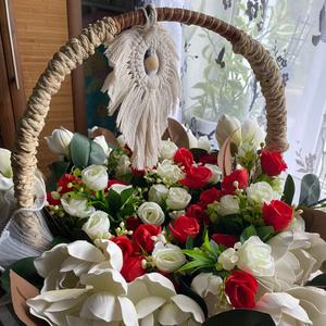 Корзина плетёная ритуальная "Ангел"