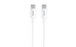 Кабель Olmio USB2.0, Type-C — Type-C, 1м, белый 041665