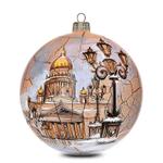 Стеклянный елочный шар "СПб. Исаакиевский собор" 00610000254