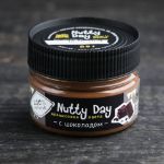 Классическая арахисовая паста с темным бельгийским шоколадом Nutty Day 80 гр.
