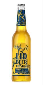 Пиво светлое Лидское LID SUPER FRESH LAGER 4,5% 0,45л ж/б