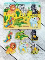 Рамка-вкладыш "Африканские животные" 02035