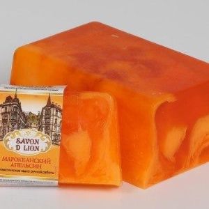 Косметическое мыло ручной работы Savon D Lion 100г. Марокканский апельсин. 