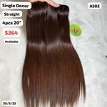 Straight Single Donor Hair