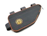 Велосипедная сумка под раму, р-р 41х19х5 см, цвет черный/оранжевый, PROTECT