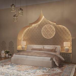 3d панели в  интерьере. Марокканский стиль