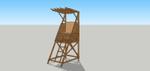 Пляжное оборудование Мастерская Михаила Барсова Вышка спасателя большая В-9