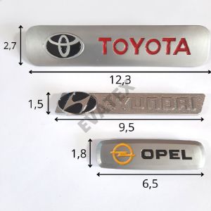 Размеры логотипов. вверху - XXL; по середине - логотип New Style; внизу - логотип матовый