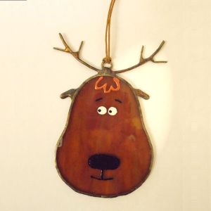 витражная игрушка Олень. 