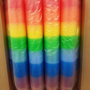 цветные одноразовые пластиковые стаканы 200 мл для горячих и холодных напитков Напра.рф