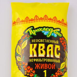 Квас &#34;Живой&#34; 1л. Плёнка. Срок годности - 10 суток.
