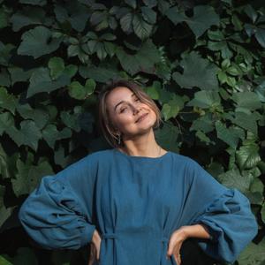 платье крапива длинное с завязками по талии