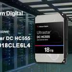 WD Ultrastar DC HC555 WUH722018CLE6L4 — 18 TB эталонной надежности для серверов.