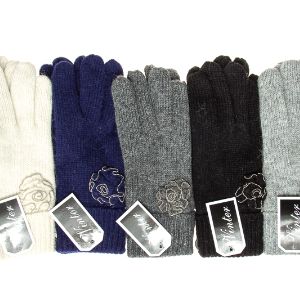Перчатки женские двойные из шерсти производство Южная Корея.Заказ через сайт компании : перчатки-варежки.рф
