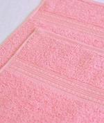 Полотенце махровое с бордюром 50*90 Ituma светло-розовый 005