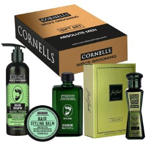 Подарочные коробки от Cornells - уход за бородой, гель для волос, дезодорант, и т.д.