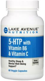 Lake Avenue Nutrition 5-HTP with Vitamin B6 & Vitamin C, 100mg 60 капсул