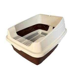 Туалет для кошек ЦарапычЪ с бортом и низкой сеткой