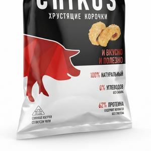 Снэки Чикос Хрустящие Корочки Чили