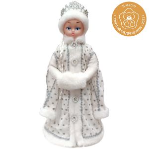 Снегурочка, кукла под елку высотой 44 см. от российского производителя новогодней продукции.