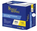 Шприцы U-100 1.0 мл 30G х 12.7 мм DS MED