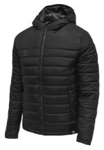 Куртка мужская утепленная HUMMEL hmlNORTH QUILTED HOOD JACKET, (1006) черный, p. S, M 206687