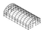 Каркасно-тентовый ангар Kampanel