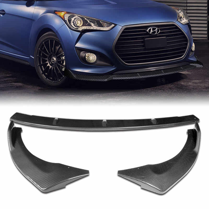 Губа переднего бампера hyundai veloster 2012-2016