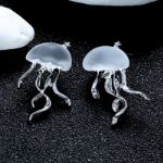 Серьги гвоздики медузы Lfd8Mu