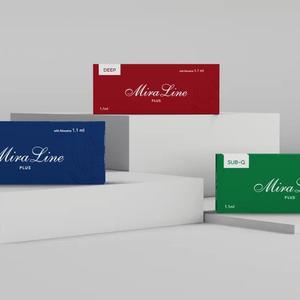 Филлеры MiraLine — инновационные филлеры на основе ГК, разработанные
совместно с южнокорейскими университетами и научно-
исследовательскими организациями.
Характеристики
Состав: гиалуроновая кислота, фосфатный буфер, лидокаин
Объем: 1,1 мл
Концентрация ГК: 24 мг/мл