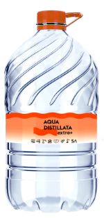 Вода дистиллированная 5л "Aqua Distillata Extra+" пэт, упаковка 5л*2 шт