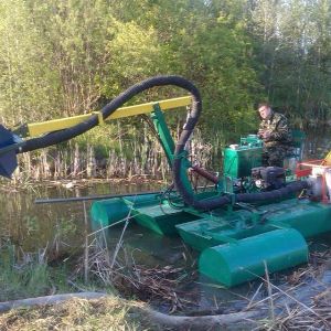 Мини земснаряд юнга. Мини земснаряд юнга для очистки водоёмов