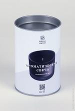 Картонный тубус для свечей 80х120 Кругом картон 80120CA