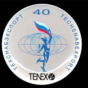 Тенекс. Деколь на тарелке фарфоровой декоративной диам. 200 мм
