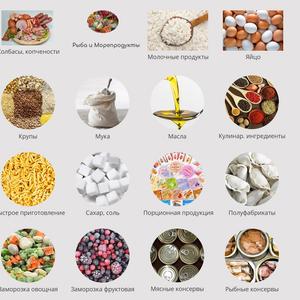 Поставка продуктов питания c 2000 г. по Москве и Московской области, перечень около 1500 наименований, (мясо, рыба, колбасы, птица, яйцо, макароны, крупы, мука, масло, молоко, заморозка фруктовая, овощная, кофе, чай, специи, приправы, консервы и т.д.).