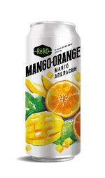 Напиток сильногазированный со вкусом манго-апельсин