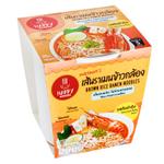 Лапша рамен из коричневого риса быстрого приготовления "Том Ям" Happy Noodle, стакан 70 г