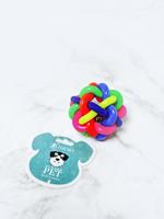 Игрушка для животных — шар радужный