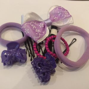 Набор аксессуаров для волос, фиолетовый