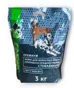 Корм Bisko ПРЕМИУМ с говядиной для крупных и средний пород 3 кг