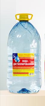 Вода очищенная дистиллированная 5,0л