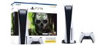 Sony PlayStation 5 Standard Edition Console with Call of Duty Modern Warfare II, Support 4K @ 120Hz, AMD Zen 2, AMD RDNA 2 GPU, 16GB RAM, 825GB SSD, Tempest 3D AudioTech, Haptic, White 125048